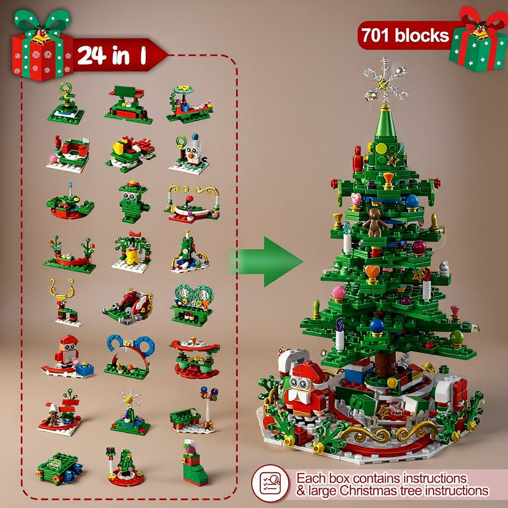 Julekalender til børn 2025 – Montessori byg & lær adventskalender