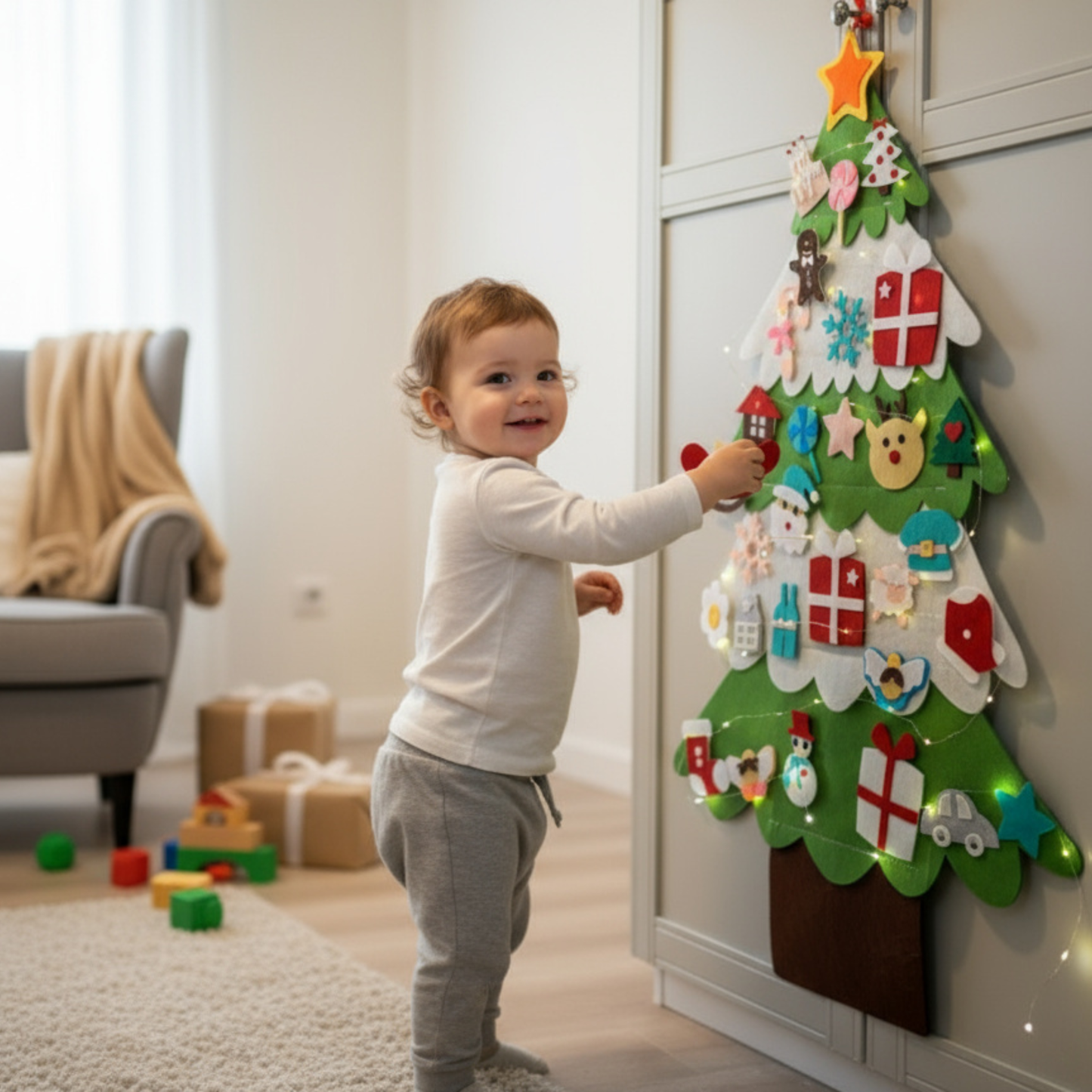 GlædeTree™ – Kreativ DIY juletræ til børn