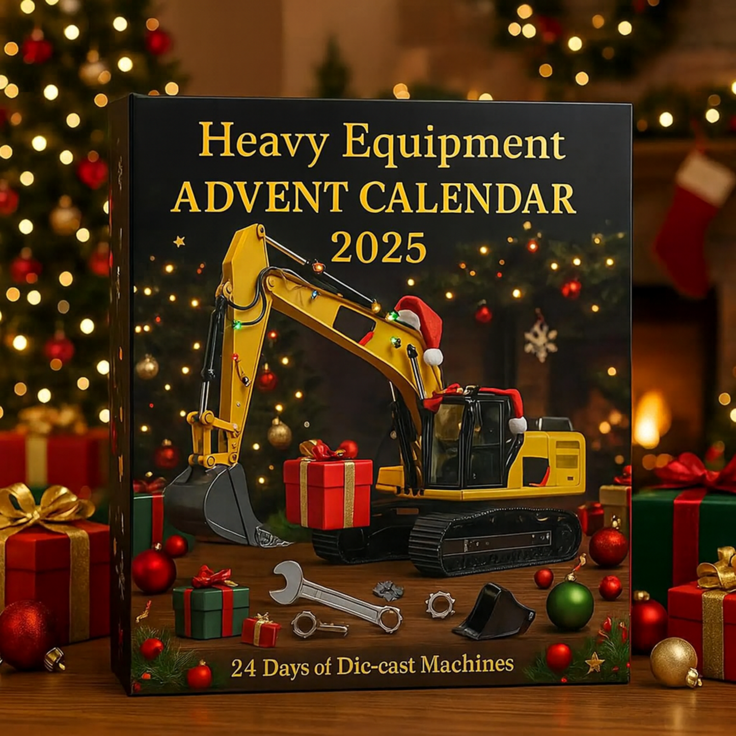 Byggemaskiner julekalender 2025