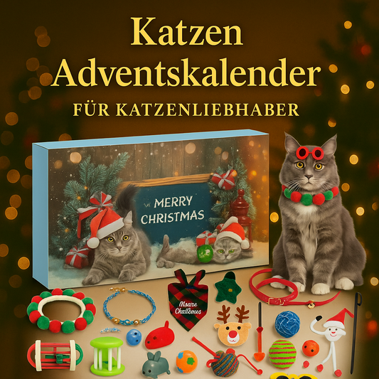 Kat Adventskalender 2025 – Interaktive Julelegetøj & Gaver til Katteelskere