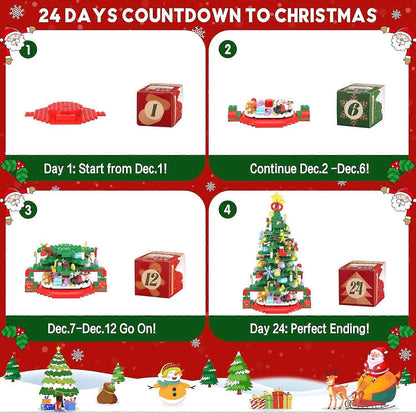 Julekalender til børn 2025 – Montessori byg & lær adventskalender