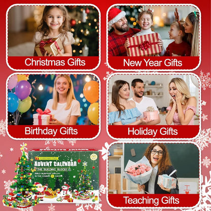 Julekalender til børn 2025 – Montessori byg & lær adventskalender