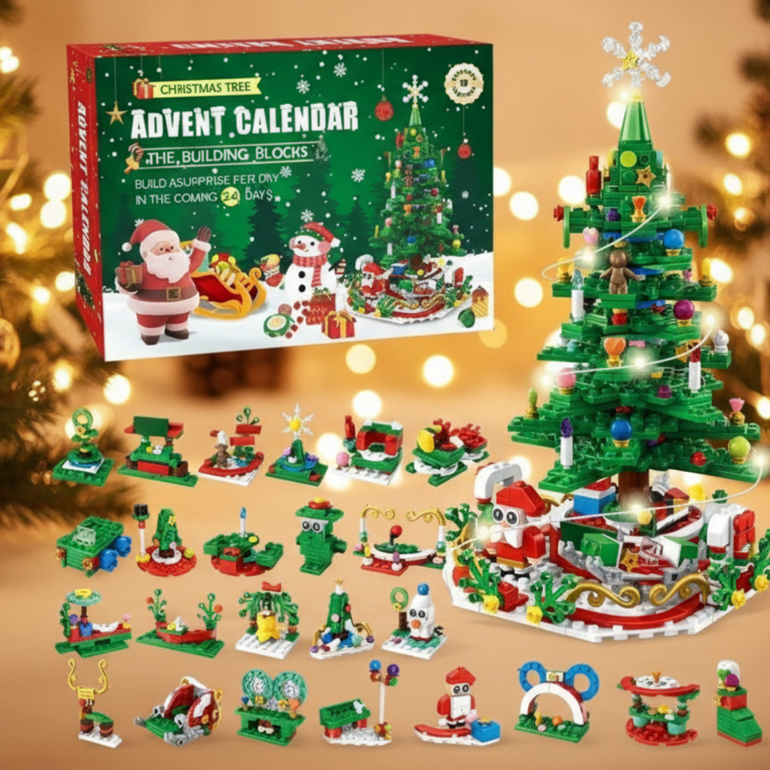 Julekalender til børn 2025 – Montessori byg & lær adventskalender